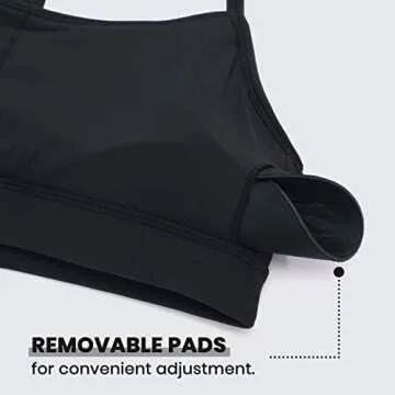 CRZ YOGA Butterluxe Women’s Yoga Sports Bra - Comfort Fit