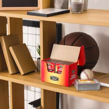 Cardboard Gold Card Saver 1 - 50 Count - Semi Rigid Card Holder, Trading Card Protectors - PSA-Approved Cardsaver for Baseball, Trading, Sports Cards - Card Sleeves, Binder, & Storage Box Compatible