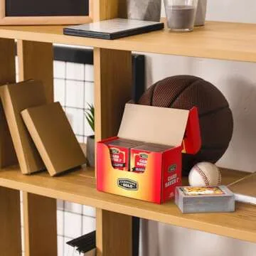 Cardboard Gold Card Saver 1 - 50 Count - Semi Rigid Card Holder, Trading Card Protectors - PSA-Approved Cardsaver for Baseball, Trading, Sports Cards - Card Sleeves, Binder, & Storage Box Compatible