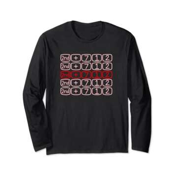 Math Teacher Calculator Buttons Long Sleeve T-Shirt
