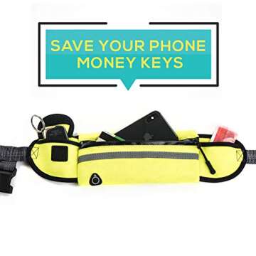 Running DOG'S Saver - Deluxe Hands-Free Dog Leash for Active Owners