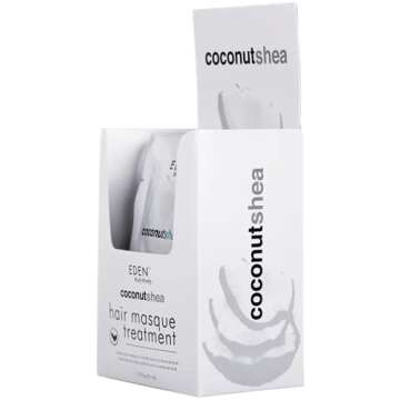 EDEN BodyWorks Coconut Shea Hair Masque | 1.75 oz | Replenish Moisture, Add Shine, Protect & Soften ...