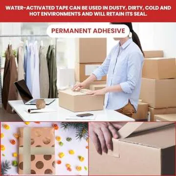 GGR Supplies Water Activated Gummed Tape - Eco-Friendly Seal