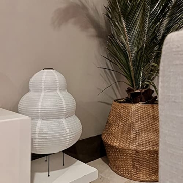 Elegant Japanese Paper Floor Lamp for Ambient Lighting