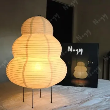 Elegant Japanese Paper Floor Lamp for Ambient Lighting