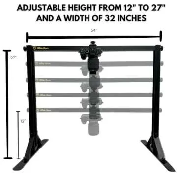 Glide Gear OH100 Professional Metal Overhead Table Top Mount Stand Photography Studio DSLR Video Camera iPhone Top Down Platform