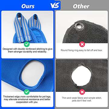 ATESON Pet Grooming Hammock for XXL Large Dogs with Nail Clippers/Nail Trimmers/Grooming Scissors, Dog Grooming Harness for Nail Trimming, Pet Grooming Sling Helper