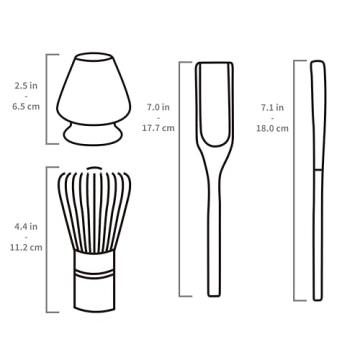 TEANAGOO Matcha Whisk Set for Authentic Japanese Tea