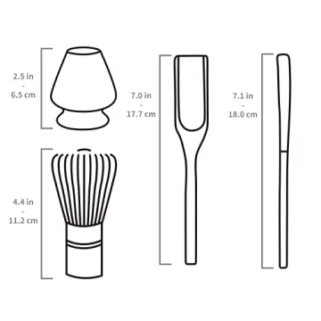 TEANAGOO Matcha Whisk Set for Authentic Japanese Tea