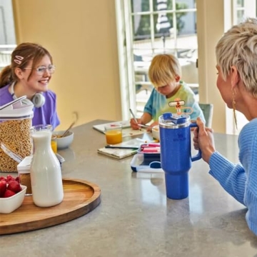 Amreich Straw Topper Set for Teachers - 6 Vibrant Caps