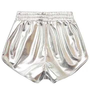 Metallic Rave Shorts for Women - Perfect for Festivals