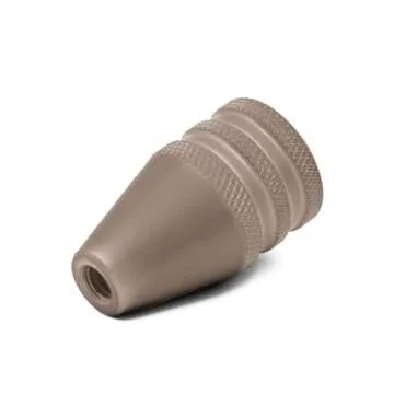 Rowe Tactical Bolt Knob 5/16"-24 Stainless Steel - Diamond Knurl Grooved FDE PVD Coated - for Reming...