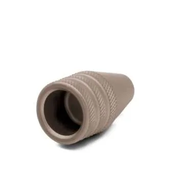 Rowe Tactical Bolt Knob 5/16"-24 Stainless Steel - Diamond Knurl Grooved FDE PVD Coated - for Remington 700, Howa, Savage, Winchester M70 and All Bolt Handles Threaded in 5/16"-24