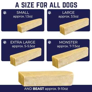 Natural Yak Cheese Dog Chews - Long-Lasting, Healthy Treats