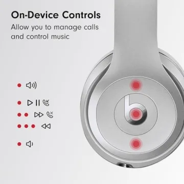 Beats Solo3 Wireless Headphones in Silver - Exceptional Sound Quality