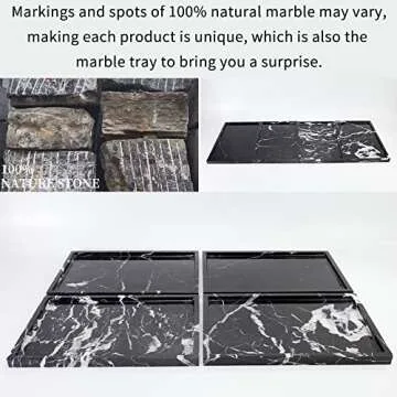 Natural Marble Serving Tray | Luxury Home Decor Solution