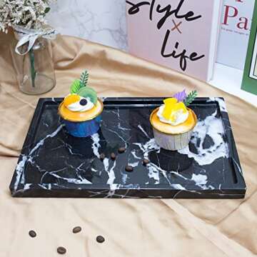 Natural Marble Serving Tray | Luxury Home Decor Solution