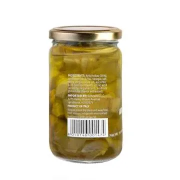 Sanniti Italian Artichoke Hearts in Jar | Authentic Italian Flavor | Perfect for Appitizers, Pasta, Salads, & Dips | 19.4 oz