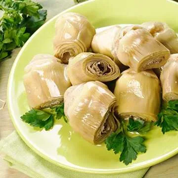 Sanniti Italian Artichoke Hearts in Jar | Authentic Italian Flavor | Perfect for Appitizers, Pasta, Salads, & Dips | 19.4 oz