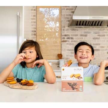 Olyra Dark Chocolate Sandwich Breakfast Biscuits - Healthy Snack