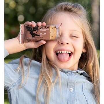 Olyra Dark Chocolate Sandwich Breakfast Biscuits - Healthy Snack