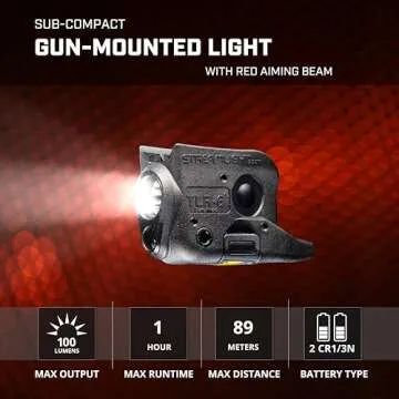 Streamlight TLR-6 Tactical Light with Red Laser for Glock 43
