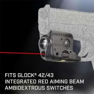 Streamlight TLR-6 Tactical Light with Red Laser for Glock 43