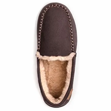 Zigzagger Moccasin Slippers - Memory Foam Comfort