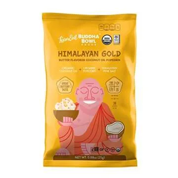 LesserEvil Organic Popcorn: Himalayan Gold - Delicious Guilt-Free Snack