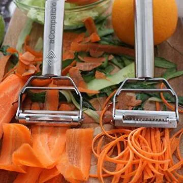 Ultra Sharp Vegetable Peeler for Perfect Julienne Cuts