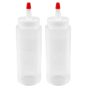 Wilton Squeeze Bottles (2-Piece, 6 Oz) for Candy Melts, Sauces, and More