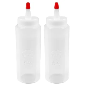 Wilton Squeeze Bottles (2-Piece, 6 Oz) for Candy Melts, Sauces, and More