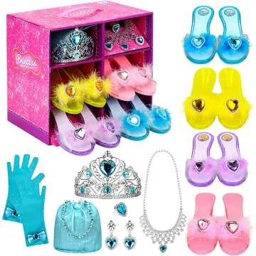 Princess Dress Up Shoes & Jewelry Set for Girls