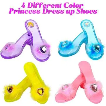 Princess Dress Up Shoes & Jewelry Set for Girls