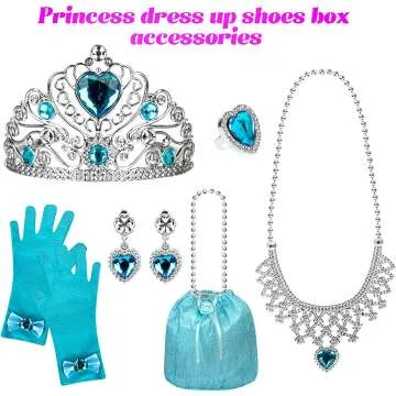 Princess Dress Up Shoes & Jewelry Set for Girls