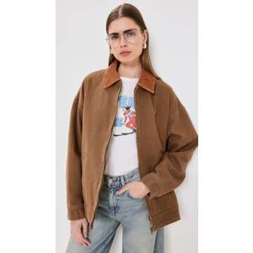 Lioness Women's Workwear Jacket, Chocolate Brown - Stylish and Durable