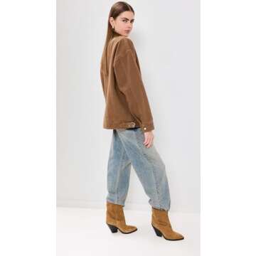 Lioness Women's Brown Workwear Jacket - Durable & Stylish