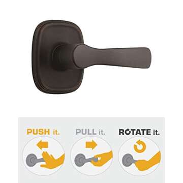 BRINKS Hands-Free Indoor Door Knob for Modern Living