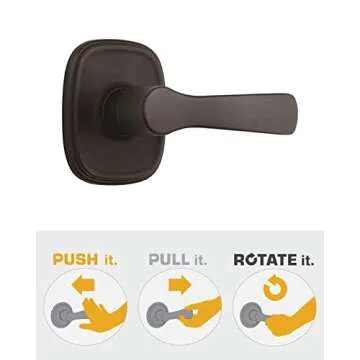 BRINKS Hands-Free Indoor Door Knob for Modern Living