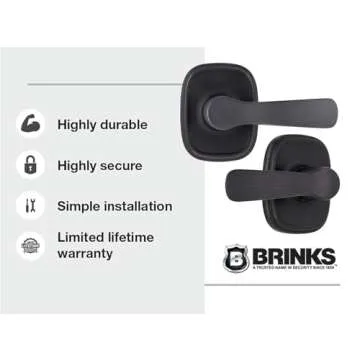 BRINKS Hands-Free Indoor Door Knob for Modern Living