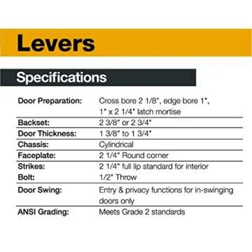 BRINKS Hands-Free Indoor Door Knob for Modern Living