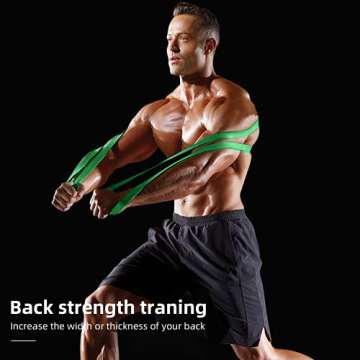 Pull Up Resistance Bands Set of 4 for Men and Women, Assistance Band for Exercise for Resistance Training Powerlifting, Gyms, Mobility Home Fitness, with Carrying Bag(4pcs)