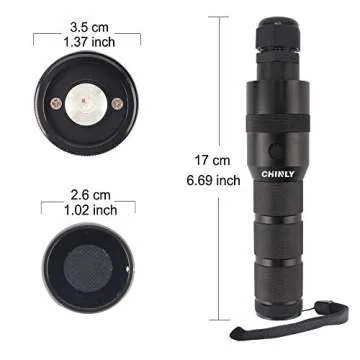 CHINLY Fiber Optic Whip, LED Light Whip for Dancing, with 40 Color Effect Mode and 360°Swivel, Rave Accessories for Parties, Light Shows, EDM Music Festivals, Unique Gifts for Girlfriend,Girl,Wife