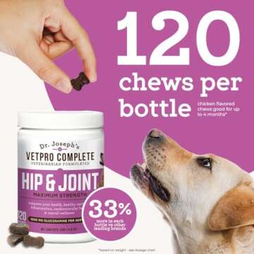 VetPro Complete Dog Hip and Joint Supplement Chews
