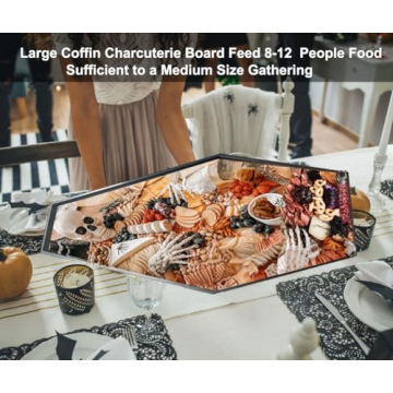 32'' Extra Large Halloween Coffin Charcuterie Board