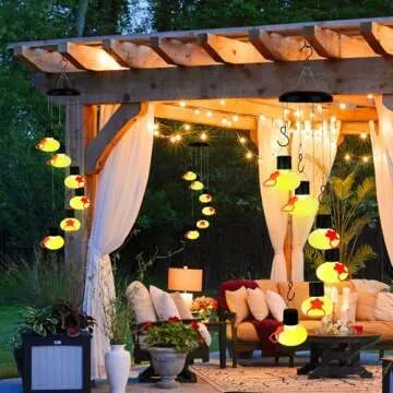 Headak Life Charming Wind Chimes Hummingbird Feeders for Outdoors,Solar Hummingbird Feeder Glass Made,Never Leak,Gardening Gifts for Women,Men(Frosted Clear)