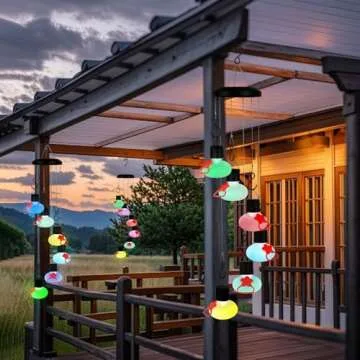 Headak Life Charming Wind Chimes Hummingbird Feeders for Outdoors,Solar Hummingbird Feeder Glass Made,Never Leak,Gardening Gifts for Women,Men(Frosted Clear)