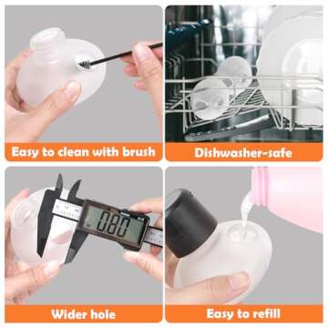 Headak Life Charming Wind Chimes Hummingbird Feeders for Outdoors,Solar Hummingbird Feeder Glass Made,Never Leak,Gardening Gifts for Women,Men(Frosted Clear)