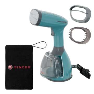 SINGER High Performance Handheld Garment Steamer for Clothes,1500 W, 20 Second Ultra-Fast Heat-up, A...