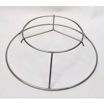 Hunsaker Smokers Rib Hanger Set for 22.5" WSM - 12 S-Shaped Butcher Meat Hooks, Durable Solid 304 Stainless Steel, Increased Cooking Capacity, Achieve Pit Barrel Style Results